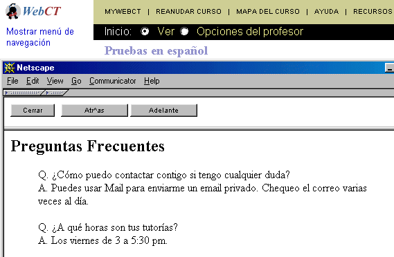 Página única