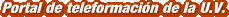 Portal de teleformación de la U.V.