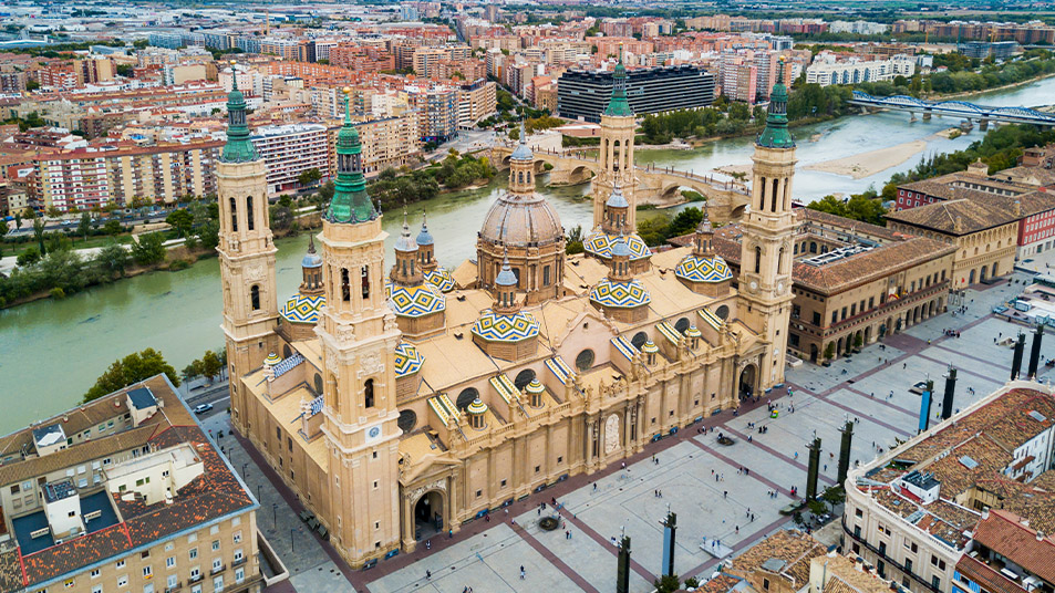 Imatge de la ciutat de Zaragoza