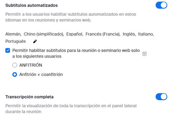 Subtitulos automatizados