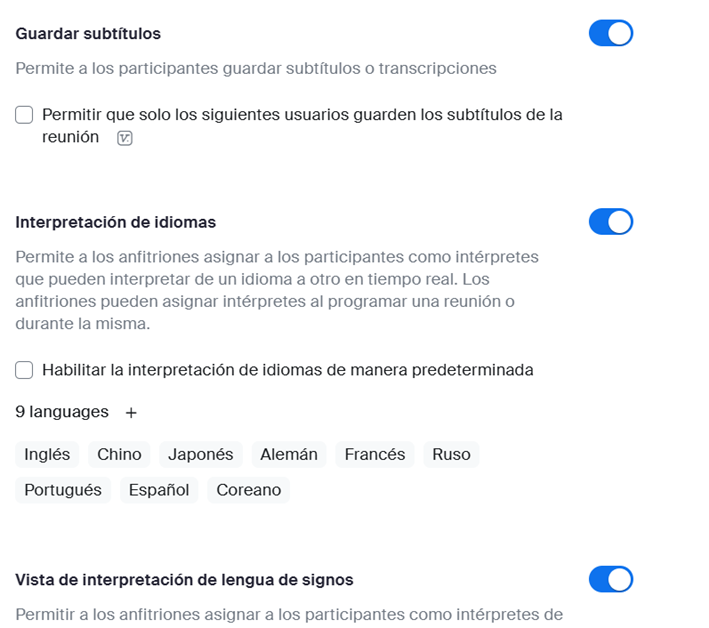 Altres opcions