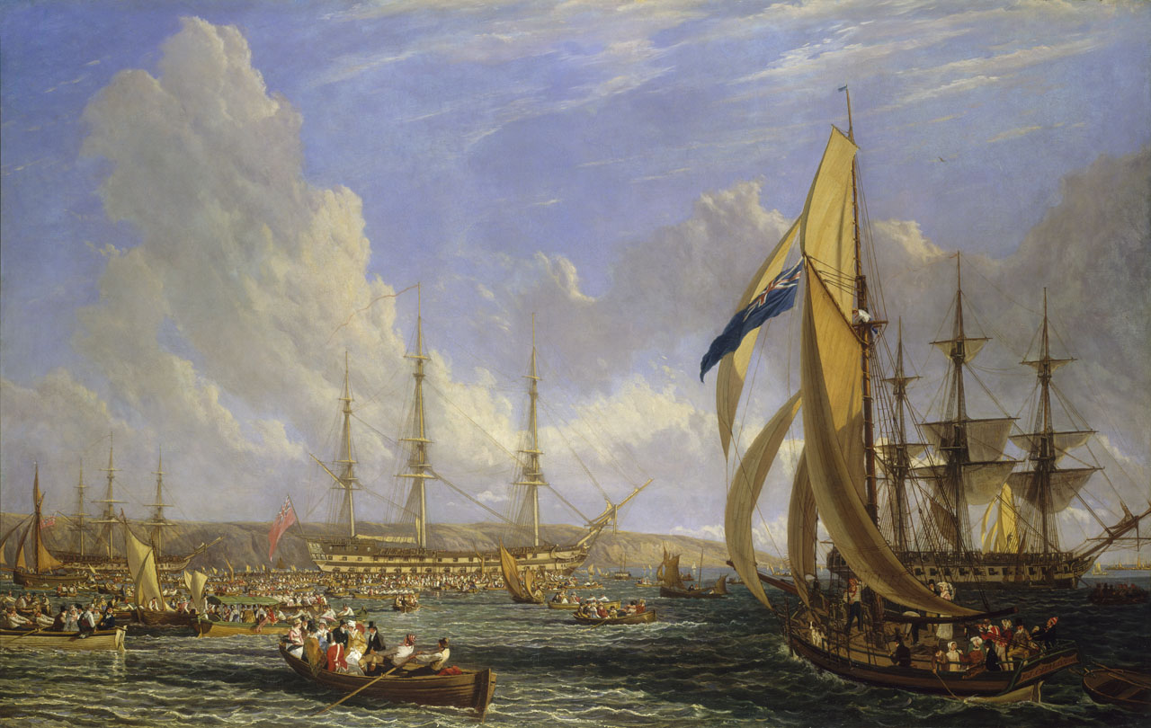 Obra: Bellerophon and Napoleon
