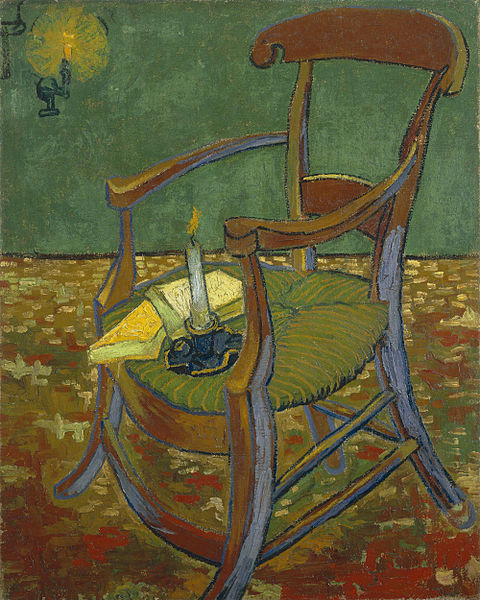 Obra: La silla de Gauguin (Vincent van Gogh)