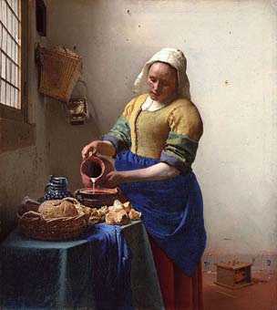 Obra pictórica: De melkmeid (Johannes Vermeer)
