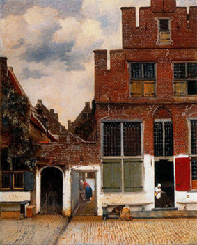 Obra: La callejuela (Johannes Vermeer)