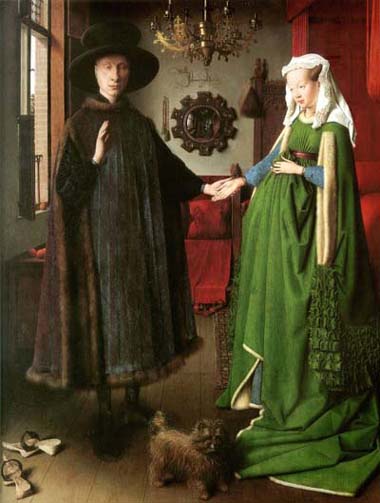 Obra: Retrato de Giovanni Arnolfini y su esposa (Jan van Eyck)
