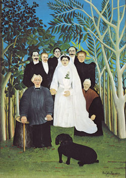 Obra pictórica: La noce (Henri Rousseau)