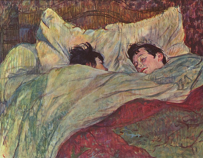 Obra: Le lit (Toulouse-Lautrec)