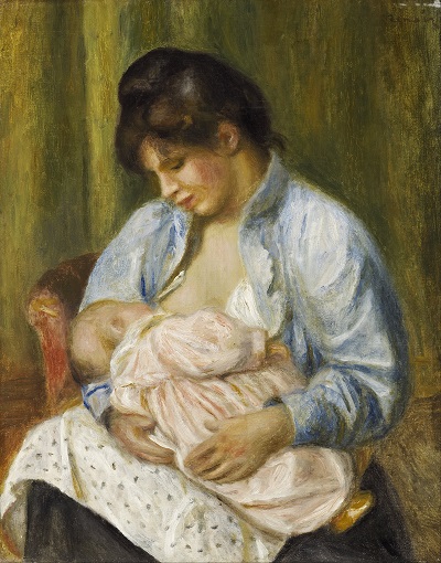 Obra: A Woman Nursing a Child - Pierre-Auguste Renoir
