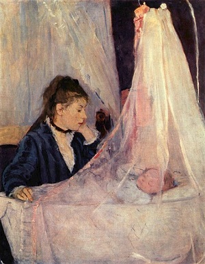 Obra: La cuna - Berthe Morisot