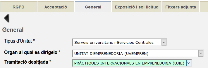 instancia general - UJIE