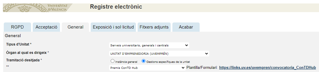 instancia general - ConTDHub