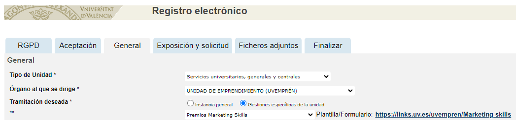 instancia general - marketing skills