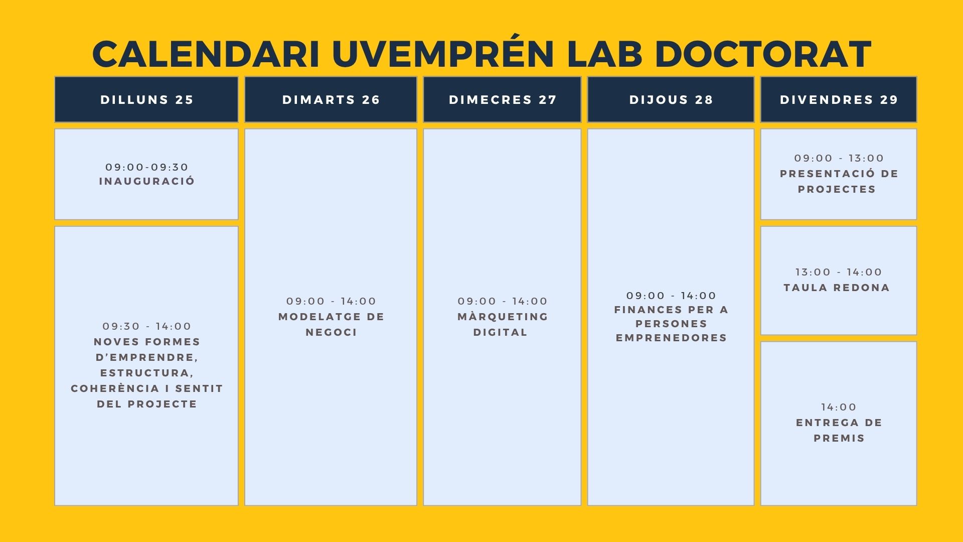 calendario formativa