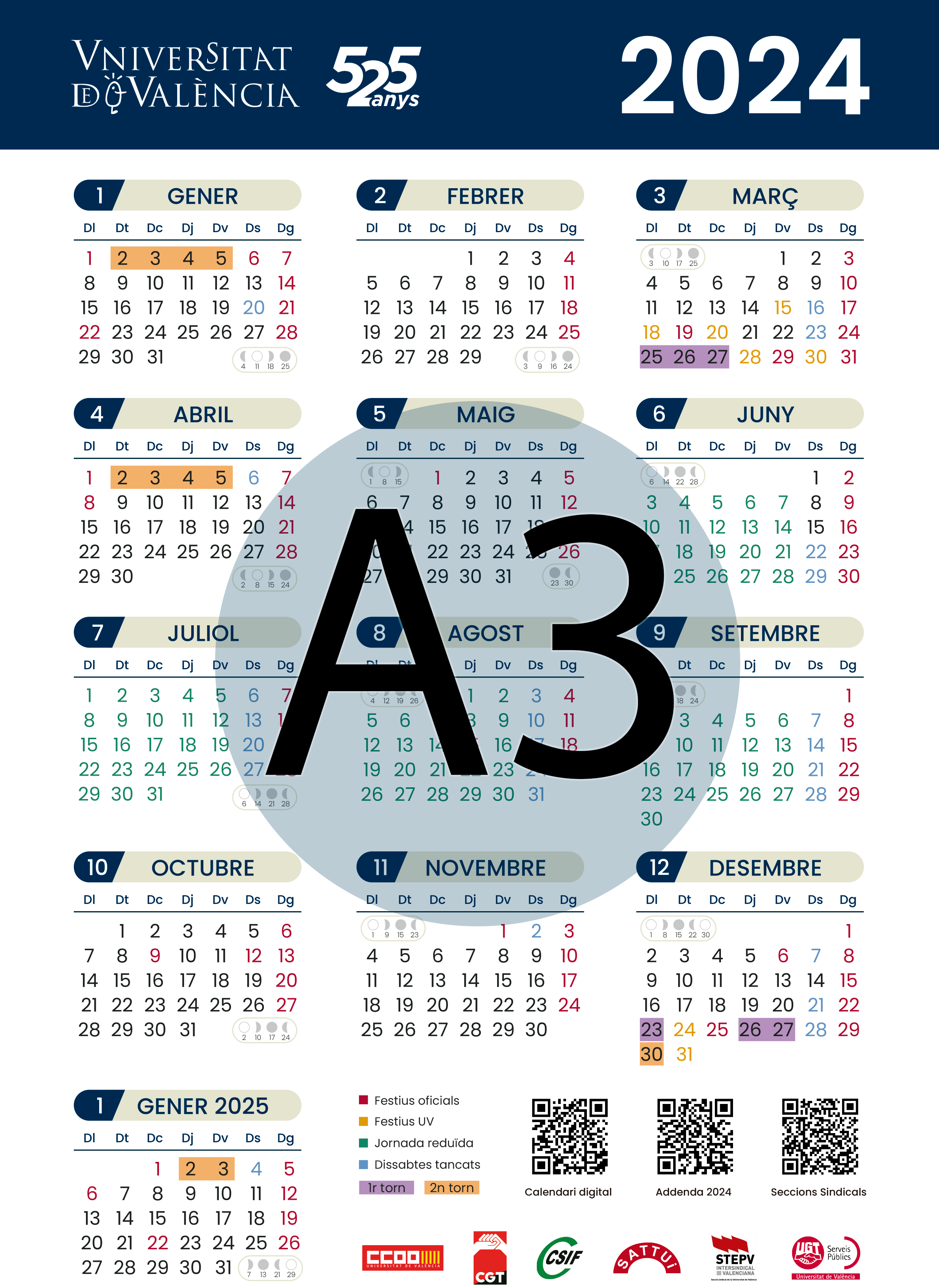 Calendari 2024 en A4