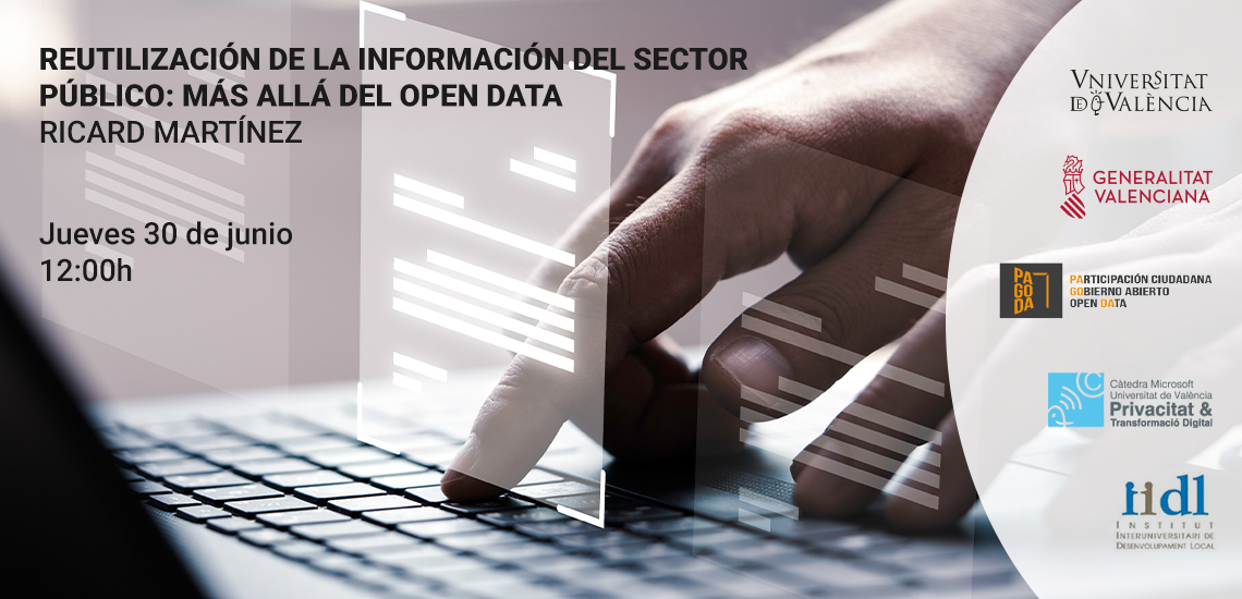 Jornada cátedra pagoda reutilización data sector público