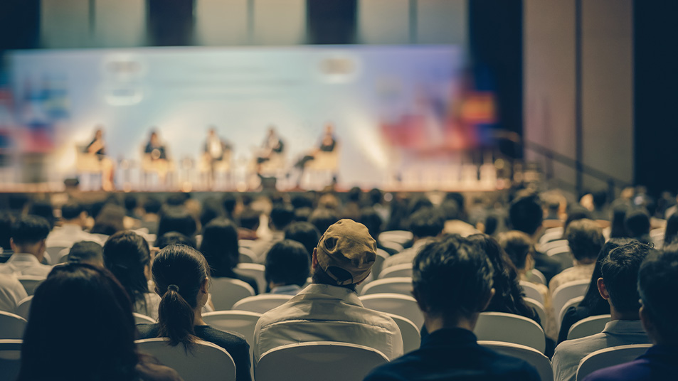 People attending an event