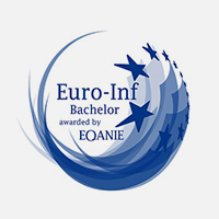 EURO-INF certificate, European award of quality awarded by EQANIE to a degree in computer science.