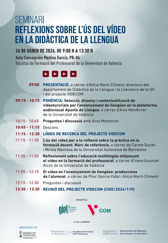 Image with the programme