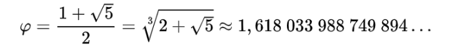 formula proporció àuria