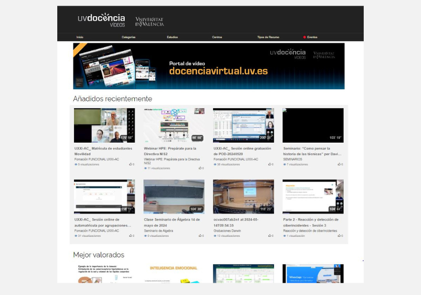 UVdocència Videos