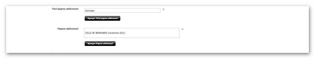 titol i pàgina adicional