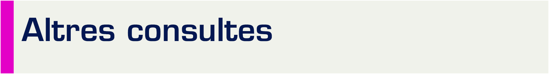 Altres consultes