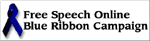 [Blue ribbon, Free Speech Onlinecampaign]
