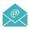 Sobre de email abierto vector gratuito