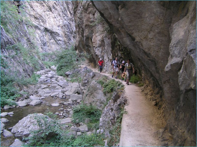Corredor dret de les Gorges del Carana