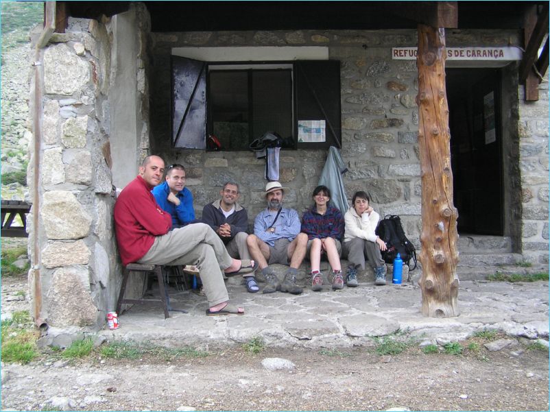 Esperant el sopar al refugi