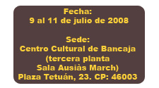 fecha y sede