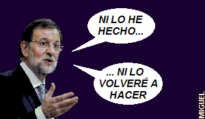 Ni lo he hecho ni lo volveré a hacer - Rajoy
