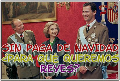 Sin paga de Navidad, ¿para qué queremos Reyes?